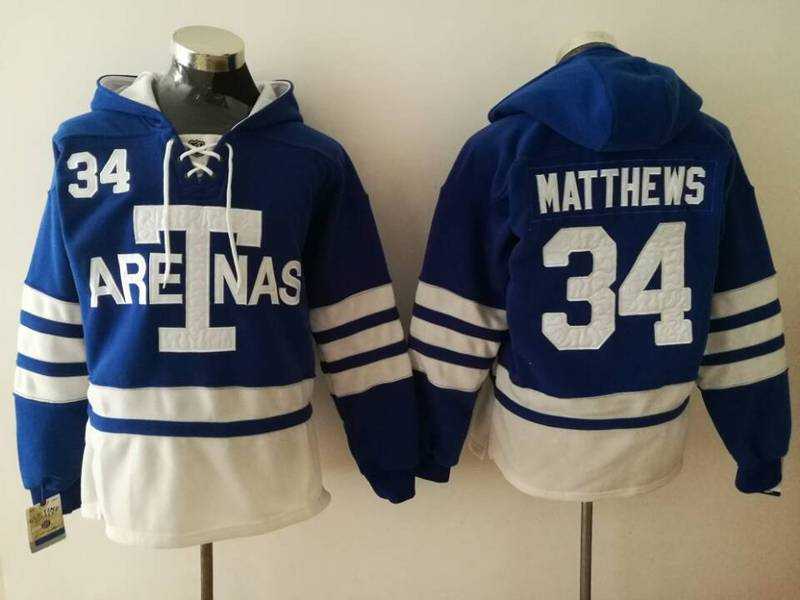Toronto Maple Leafs #34 Auston Matthews Blue All Stitched Hooded SweatShirt,We sell and wholesale Toronto Maple Leafs #34 Auston Matthews Blue All Stitched Hooded SweatShirt on line form chian!